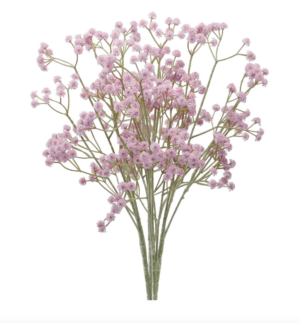 Baby's Breath 4 Stem Bouquet Purple 25"L