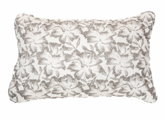 Maison Grey & Cream Floral Quilt Set