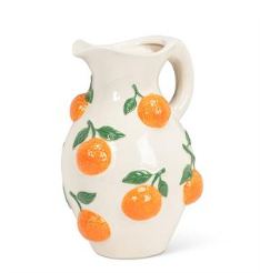 Fruity Large Oranges Jug 10"