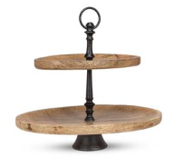 Trinity 2 Tier Oval Tray