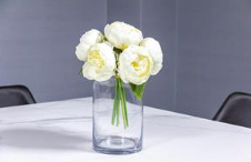 Full Peony Bouquet White