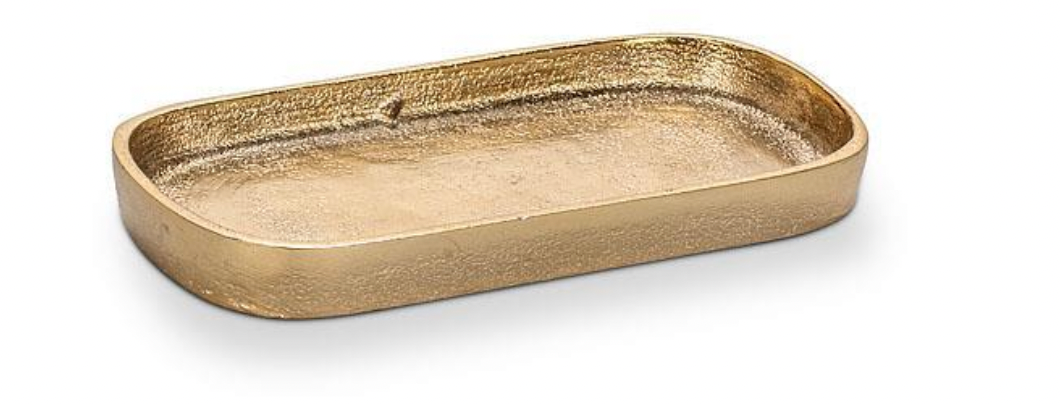 Bullion Small Oval Tray Gold