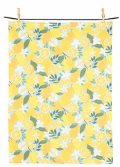 Lemons & Blossoms Tea Towel Cotton