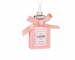 No. 5 Classic Pink Perfume Bottle Ornament
