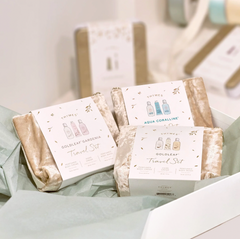 Thymes Aqua Coralline Travel Gift Set with Beauty Bag