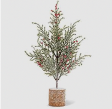 Pinewood Snowy Pine Tree 12"