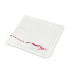 Merry Stitch Napkin Cotton 18" Square