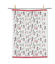Holiday Toy Soldiers Kitchen Tea Towel Cotton