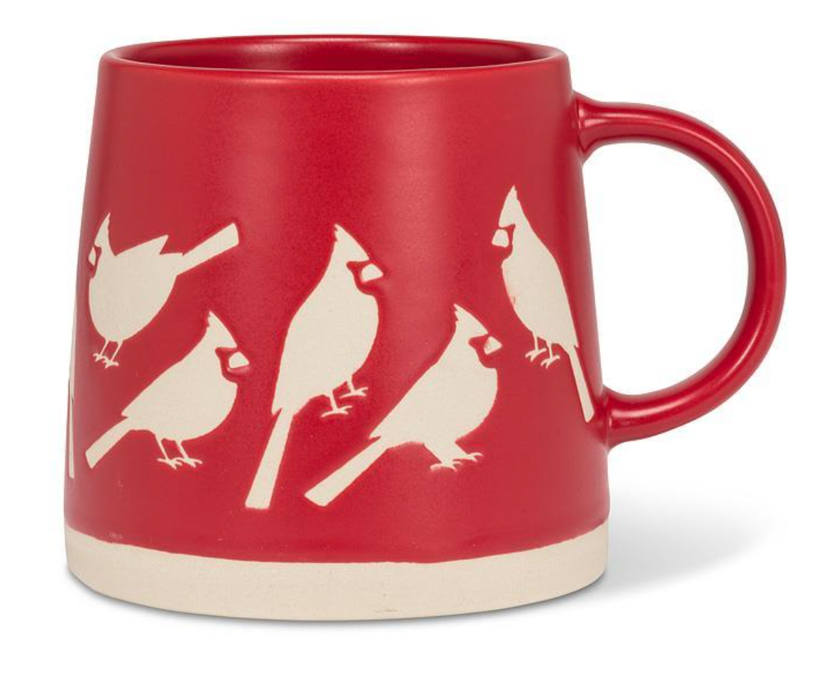 Artisan Cardinals Wide Based Mug 140z