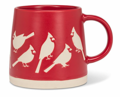 Artisan Cardinals Wide Based Mug 140z