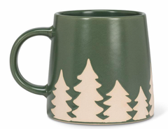 Artisan Pine Trees Wide Based Mug 14oz