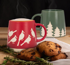 Artisan Pine Trees Wide Based Mug 14oz