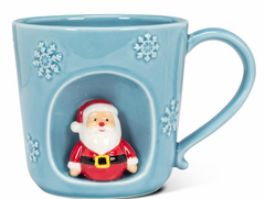 Alcove Snowflake Santa Mug 14oz