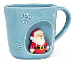 Alcove Snowflake Santa Mug 14oz