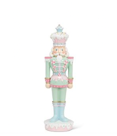 Charm Shiny Candy Nutcracker Blue 18"