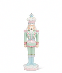 Charm Shiny Candy Nutcracker Blue 18"