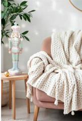 Charm Shiny Candy Nutcracker Blue 18"