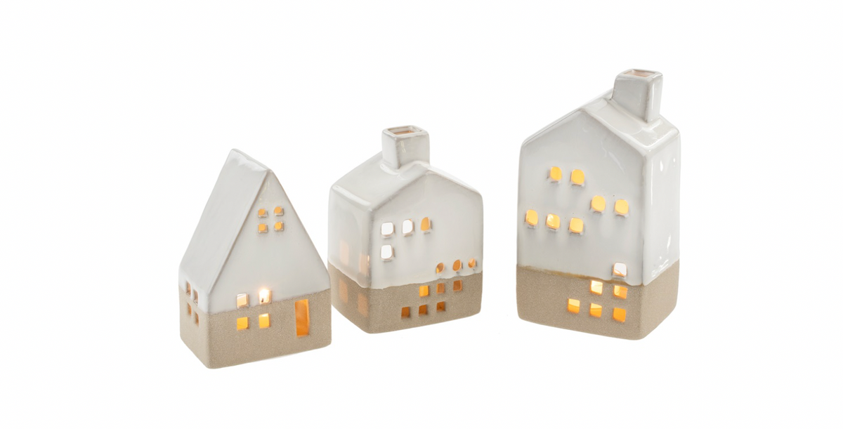 Ceramic Tea Light House
