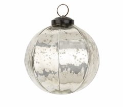 Silverfrost Ornament Large Silver 4"