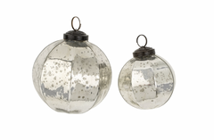 Silverfrost Ornament Large Silver 4"
