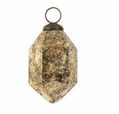 Chandi Geo Recycled Glass Ornament 3.5"