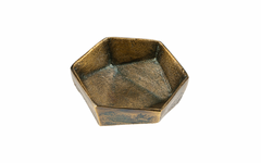 Geo Bronze Catchall Tray 4"