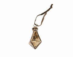 Diamond Droplet Recycled Glass Ornament