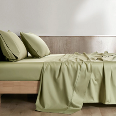 Studio Collection 100% Pima Extra-Long Staple Cotton Queen Bed Sheets 400TC