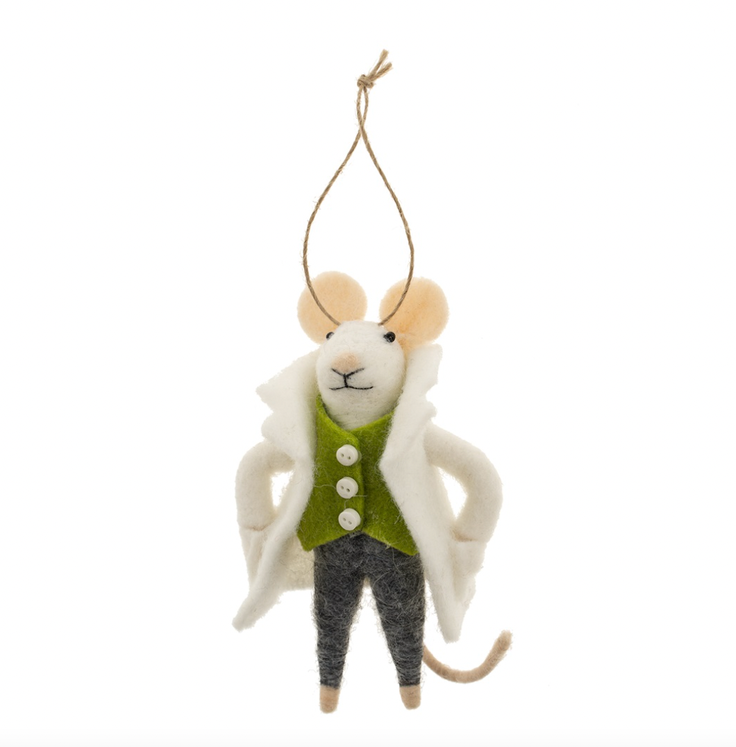 Peacoat Parker Mouse Ornament