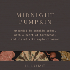 Illume Midnight Pumpkin Radiant Glass Candle Small