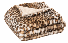 Cheetah Print Throw  Blanket 50"x60"
