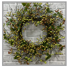 Green Berry Wreath 24"