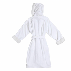 Bella Sleep & Spa Warm White Cozy Robe With Hood