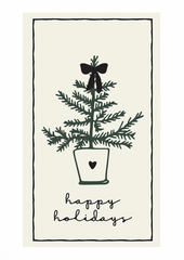 Happy Holidays Paper Guest Napkins