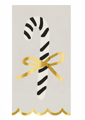 Candy Cane Paper Guest Towel Napkins with Tray