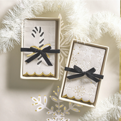 Candy Cane Paper Guest Towel Napkins with Tray