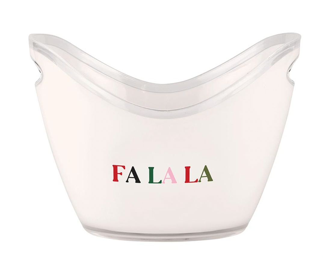 Fa La La Acrylic Beverage Bucket