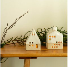 Ceramic Tealight House