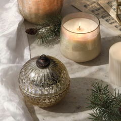 Illume Ornament Candle Winter White Mercury