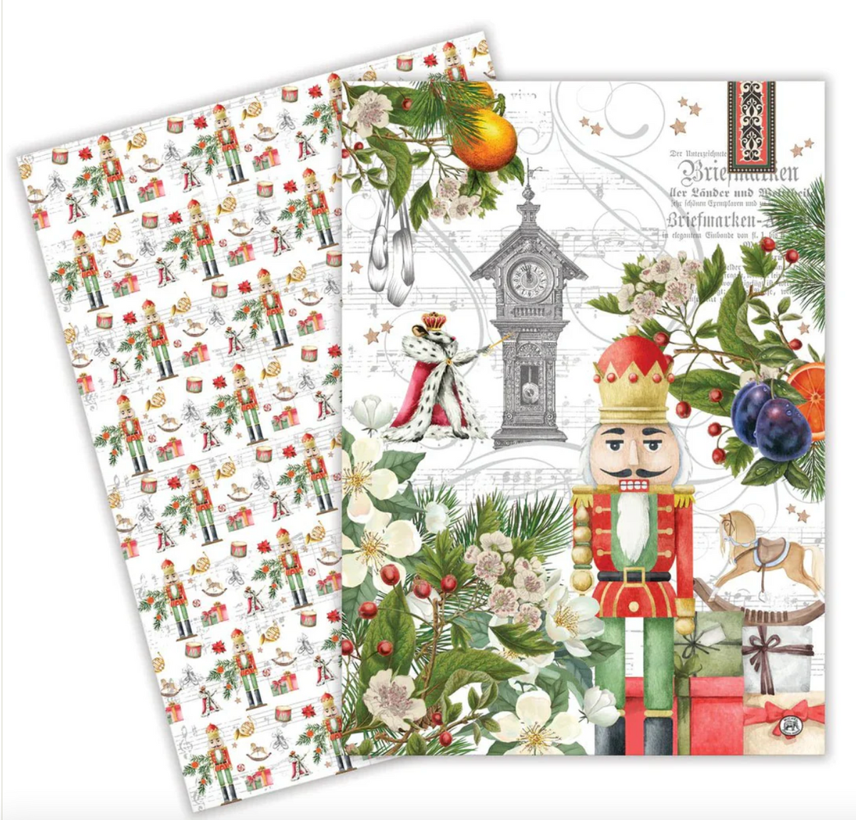 Michel Design Works Nutcracker Suite Kitchen Tea Towel Set of 2