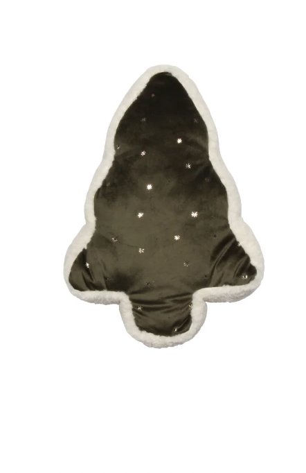 Tree Shaped Cushion 12"x18"