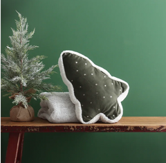Tree Shaped Cushion 12"x18"