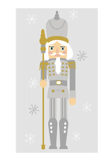 Nutcracker Printed Guest Napkin 16 Pack