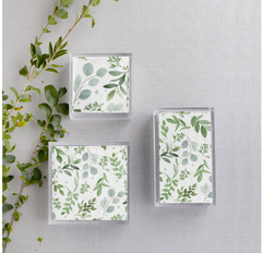 Lucite Infinity Storage Tray and Guest Napkin Holder