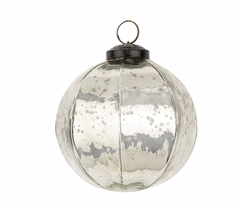 Silver Frost Large Holiday Ornament