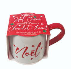 Gourmet Du Village Noel Hot Chocolate Mug Gift Set