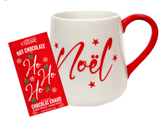 Gourmet Du Village Noel Hot Chocolate Mug Gift Set