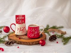 Gourmet Du Village Noel Hot Chocolate Mug Gift Set