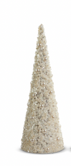 Pearl Embellished Cone Tree