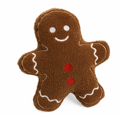 Gingerbread Man Cookie Cutout Cushion